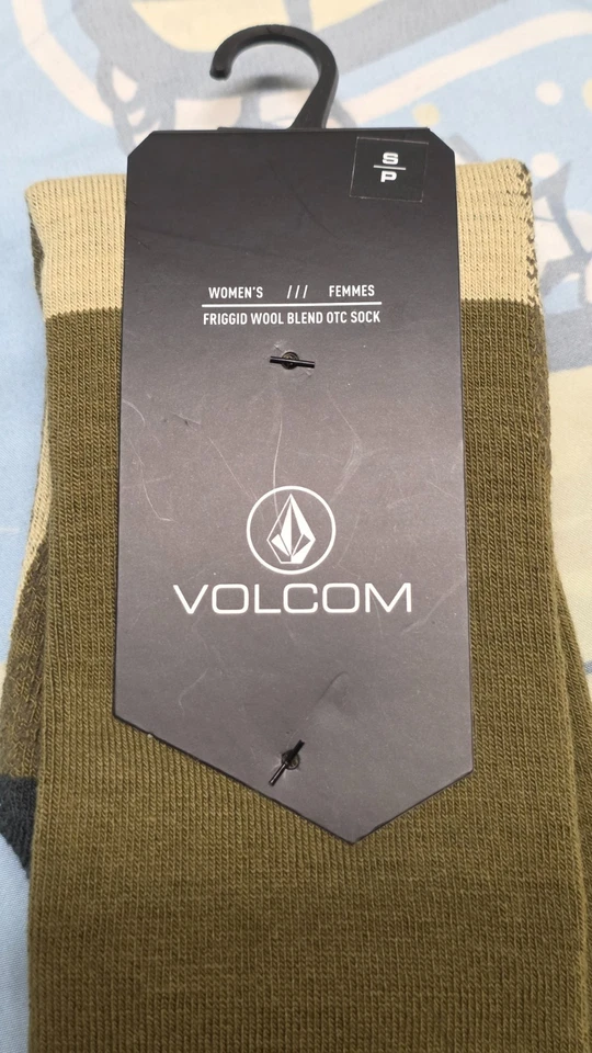 VOLCOM Women's Socks Friggid Wool Blend OTC Long Socks Women's Size 4 to 6.5 - Image 2 of 4
