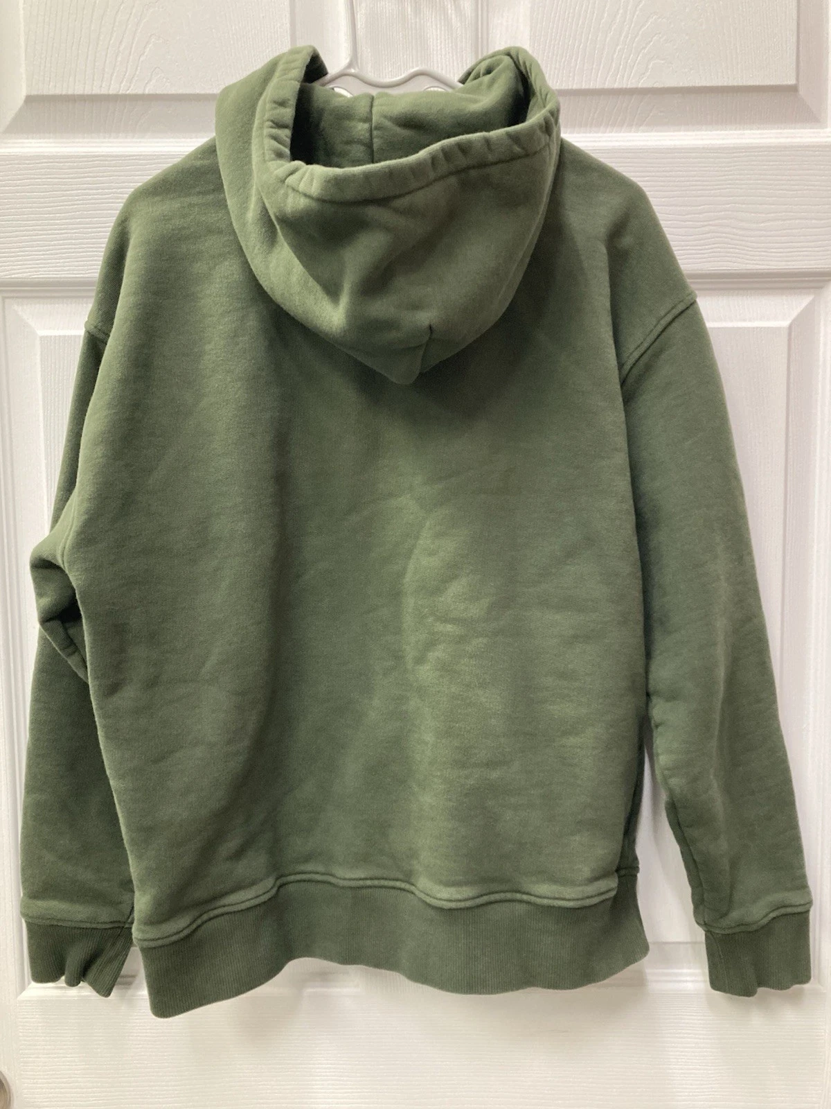 LOUIS VUITTON（LV） Felpa con cappuccio mezza zip Louis Vuitton 2019 verde 3D tasca patchata Taglia: M