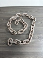 5 foot Plastic Chain, Halloween D cor Grey / Brown Chain, Halloween Prop Chain
