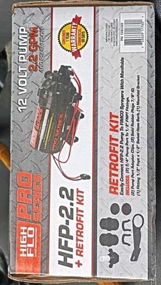 Fimco 5281325 High-Flo Pro Series 2.2 GPM 100 PSI 12 Volt Diaphragm Pump