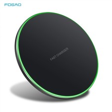 US 30W Wireless Charger Mat Metal Charging Pad For iPhone 17 16 15 14 13 12 11 X