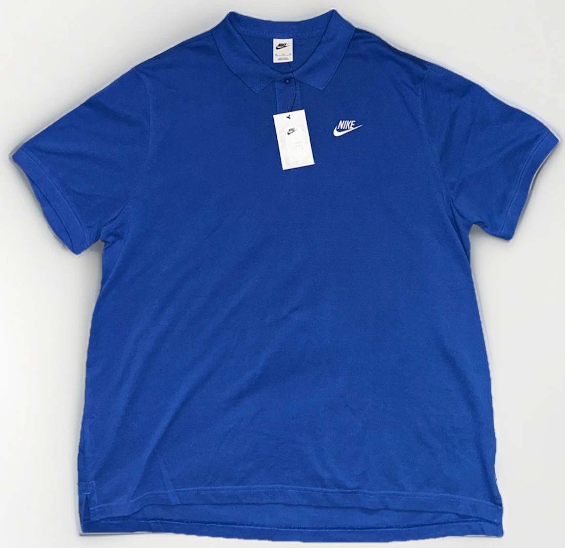 Nike Sportswear Polo w/ Embroidered Logo • 100% Cotton CJ4456-480 • Men's 2XL