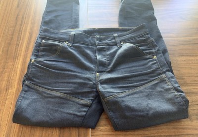 G-Star Raw 5620 3D Slim Jeans Mens 32x32 Blue Mid Wash Elwood Articulated Denim