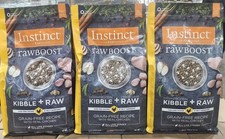 3 X Instinct 4lbs Raw Boost Natural Dry Dog Food w/ Freeze Dried Pcs 4/15/2026