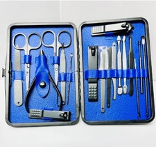 18-in-1 Stainless Steel Pedicure Manicure Set Professional Grooming Kit
