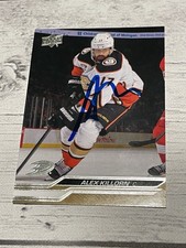 Alex Killorn Signed Card Upper Deck UD JSA COA IP Auto Anaheim Ducks b
