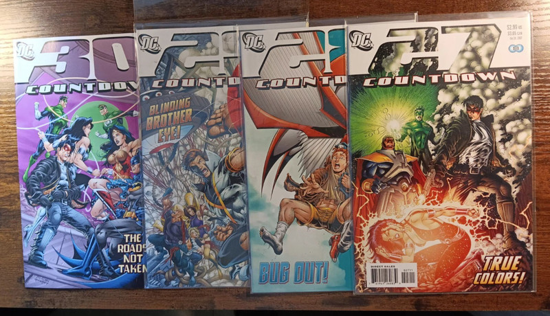 comic book dc lot 4 countdown to final crisis modern age 30 29 28 27 short run