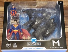 McFarlane Toys DC Multiverse Superman vs Godzilla Figure Set Extra Hands