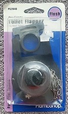 Toilet Flapper fits Most Flush Valves Universal Stainless Chain Free Shipping.