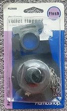 Toilet Flapper fits Most Flush Valves Universal Stainless Chain Free Shipping. 