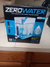 Zerowater 5 Stage Filtration 22 Cup Water Dispenser w/ Filter & Meter