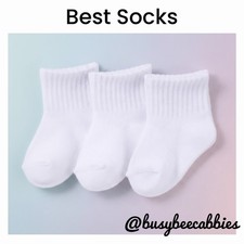 Pair of White Socks Cabbage Patch Kids for all Doll Shoes  / for 16” CPK Dolls