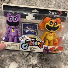 Poppy Playtime Smiling Critters CatNap DogDay Figure Set w/ TV Accessory New