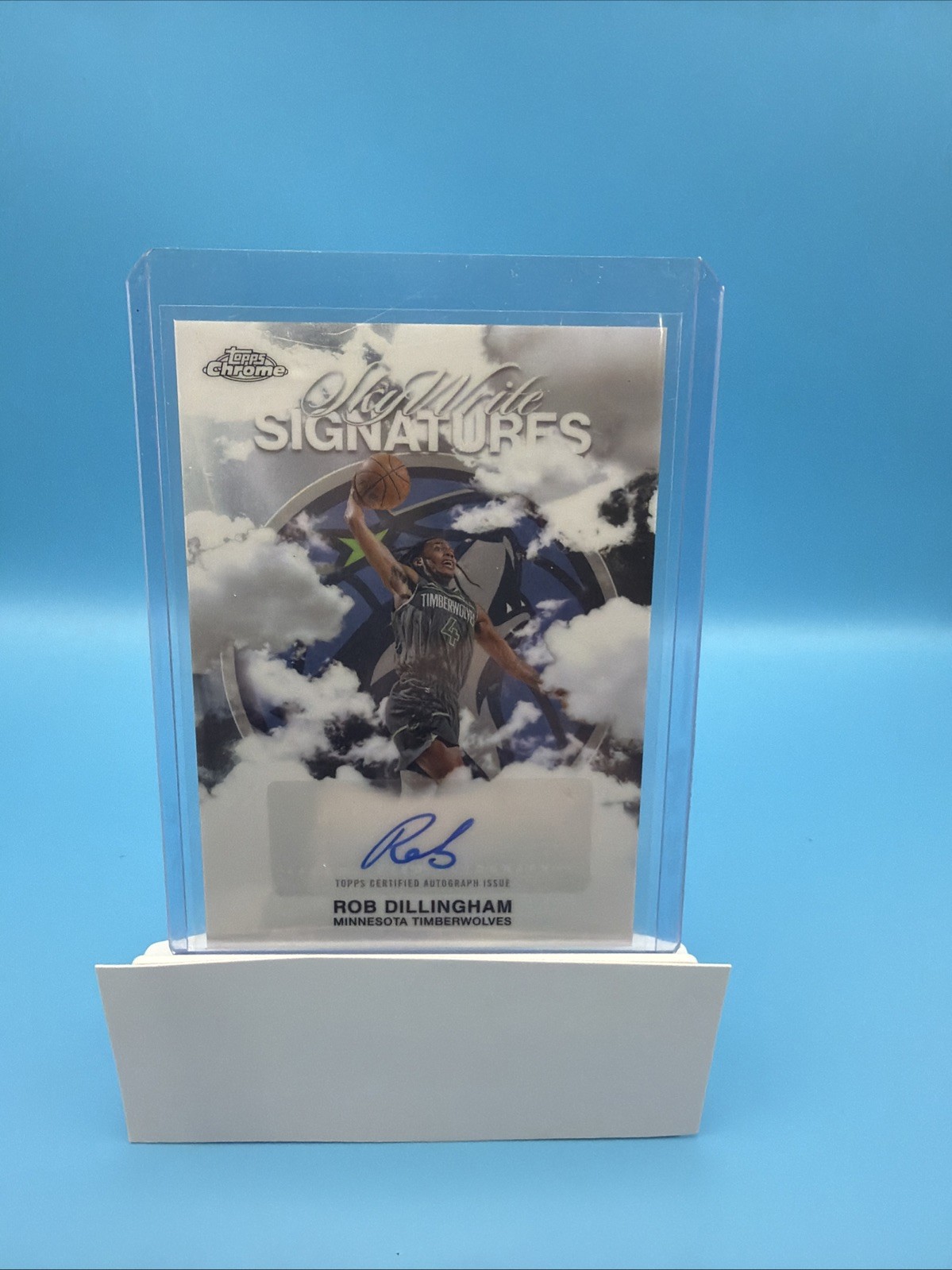 2025-26 Topps Chrome - Sky-Write Signatures Rob Dillingham #SWS-RD