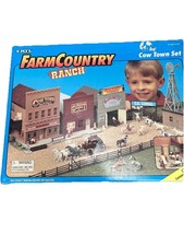 ERTL Farm County Ranch Cow Town Set 1990s