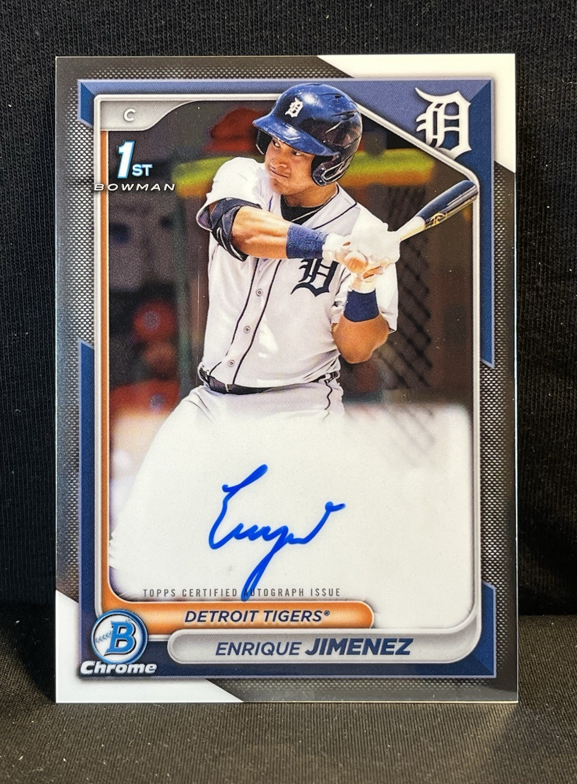 2024 Bowman Chrome Auto Enrique Jimenez Tigers #CPA-EJ