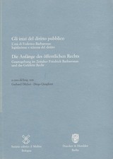 Gli inizi del diritto pubblico L'età di Federico Barbarossa legislazione
