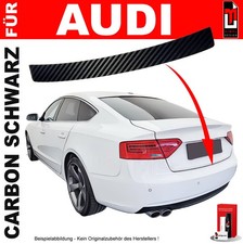Lackschutzfolie Ladekantenschutz für Audi A5 Sportback 2009-2016 Carbon Schwarz