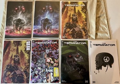 Dynamite Terminator #1 NYCC SET LTD 400 w/COAs, #1 1:15 Foil,  #2 and #3 Lot