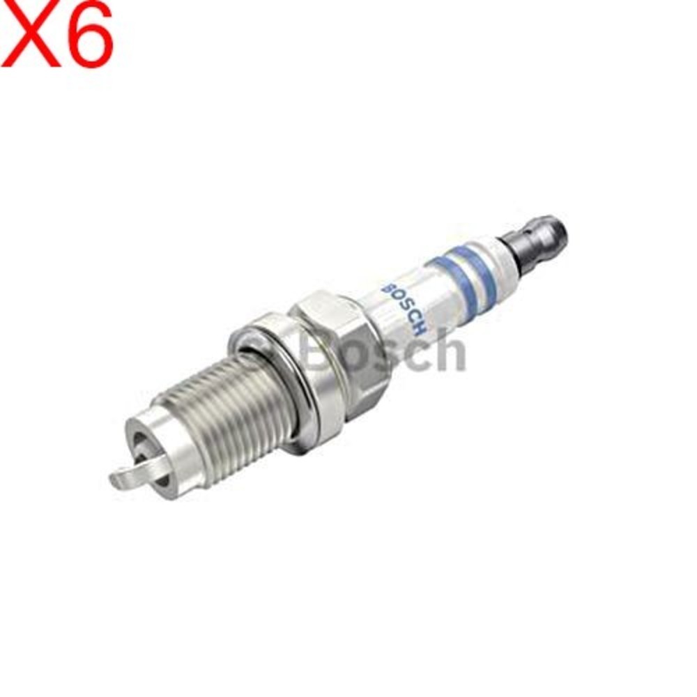 BOSCH Spark Plug 6 pcs For HONDA Cr-Z City Sedan Accord VIII VII 1.4-3.5L 2002-