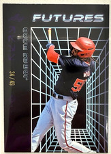 2024 Leaf Futures Purple Foil 34/49 James Wood #95 Washington Nationals
