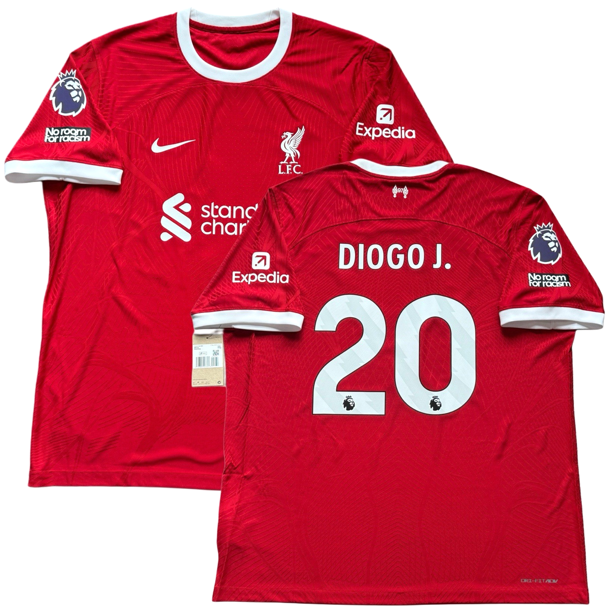 2023/24 Liverpool Authentic Home Jersey #20 Diogo Jota 2XL Player