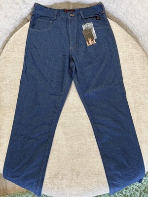 Titicaca Flame Resistant Jeans Mens 32x32 Blue FR Denim Workwear HRC2 CAT2