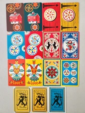 Amish Pennsylvania Dutch Artwork 15 Swap Playing Cards.