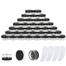 100PCS 3 Gram Sample Containers, 3ml Empty Jars with Lids, Small Cosmetic Con...