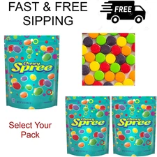 Wonka Spree Original Hard Candy, Resealable Bag, 12 Ounce Bag, Select Your Pack.