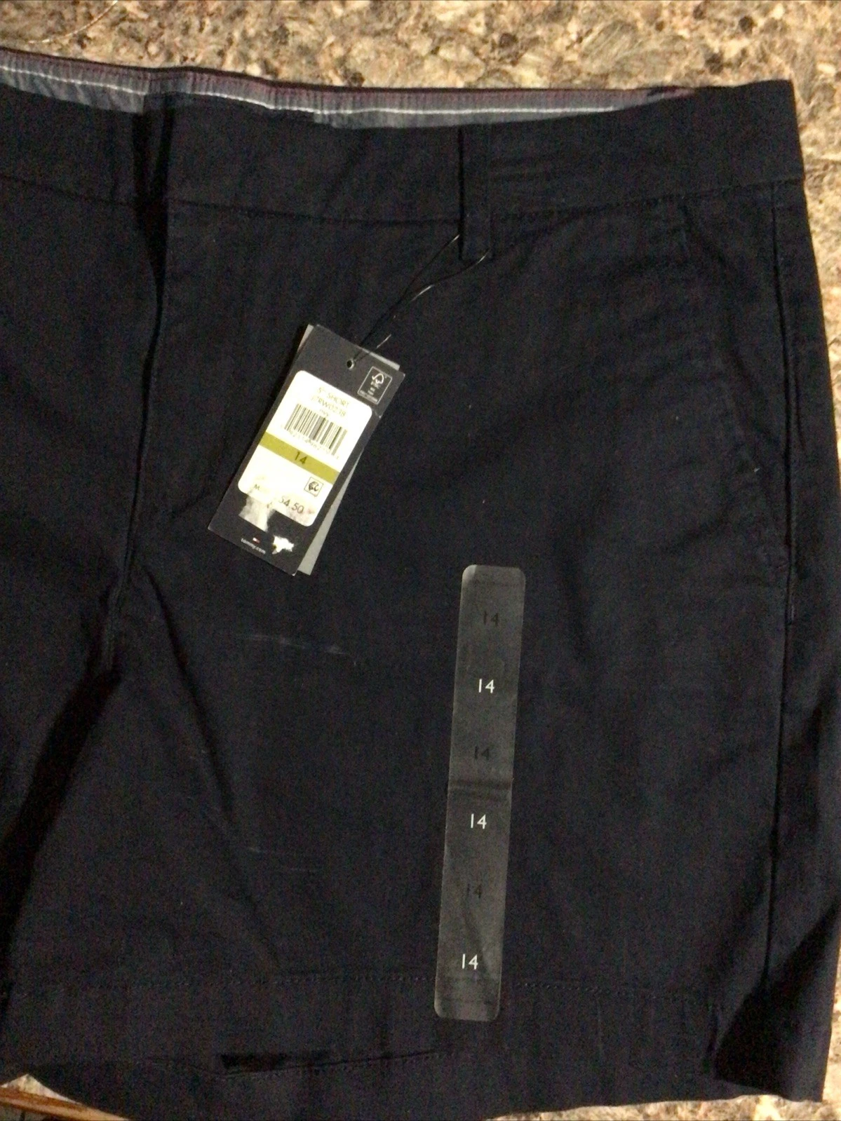 Tommy Hilfiger Women's 5 Short J7rw0238 Navy Size 14 New with Tags