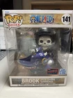 Funko Pop One Piece Brook with Shark #141 NYCC 2025 LE Con Sticker-Box Damage