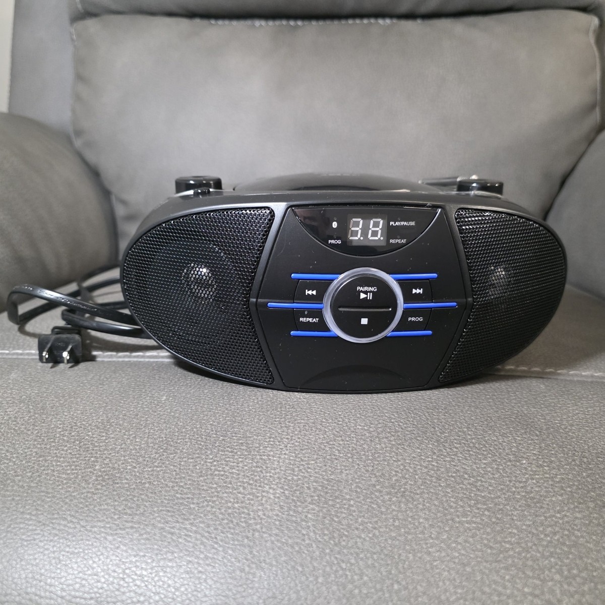 Jensen CD-560 Portable Stereo CD Player with AM/FM Radio Bluetooth
