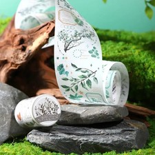Haustier Klebeband Rolle selbstklebend Zweige Bl&auml;tter DIY Dekorationen