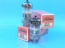 TOSHIBA 6DJ8 ECC88 M3624  TUBE 1960's WARM SWEET JAPANESE PRECISION