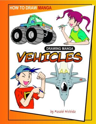 How to Draw Manga, Drawing Manga Vehicles Hardcover Book by Masaki Nishida