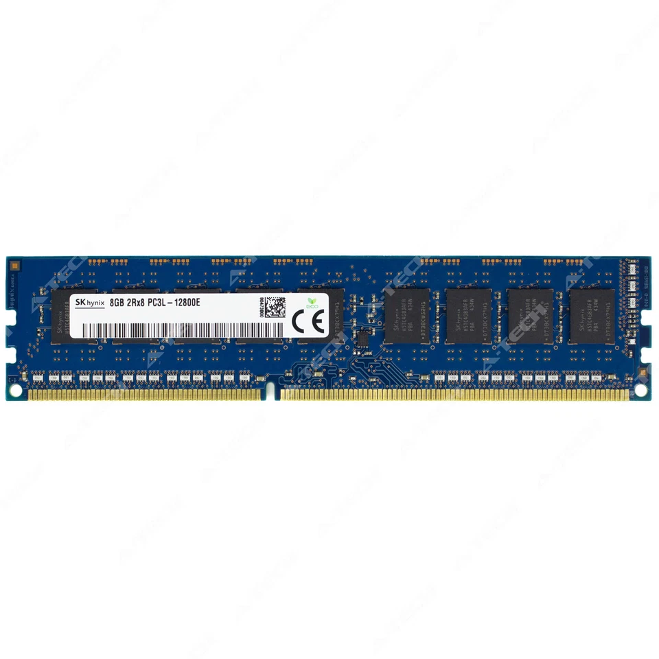 Hynix 8GB 2Rx8 PC3L-12800E ECC UDIMM DDR3L 1600 ECC Unbuffered Server Memory RAM