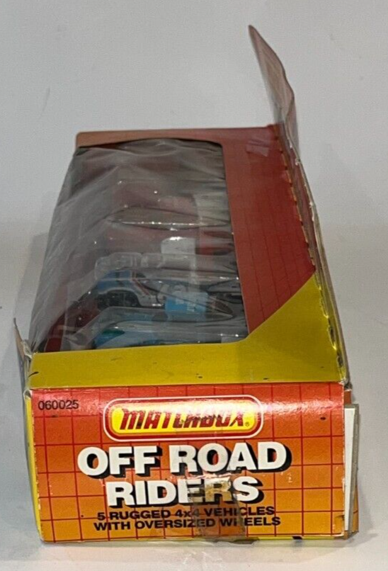 Matchbox, OFF ROAD RIDERS, 5 PIECE GIFT SET (Jeeps & Pick-Up Trucks ...