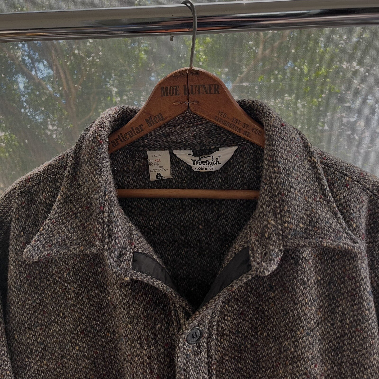 True Vintage 60s/70s Woolrich Halibut Wool Button Up XXL ShirtJacket