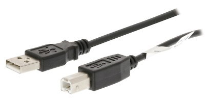 Cavo USB 2.0 Valueline 2 Metri – Maschio A A Maschio B – In Rame Per Stampanti, Scanner E Hard Disk – Nero - 5