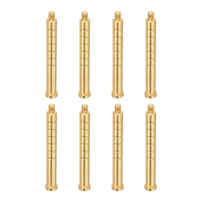 150 Grain Archery Arrow Brass Insert, 8 Packs for .244/ 6.2mm Carbon Arrows
