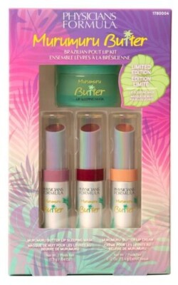 Physicians Formula Murumuru butter brazilian pout lip 4pc kit 