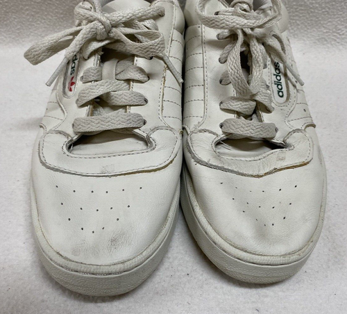 Adidas Yeezy Powerphase 2017 Calabasas Bone Low Top Leather Sneakers Size US 8 - Picture 3 of 15