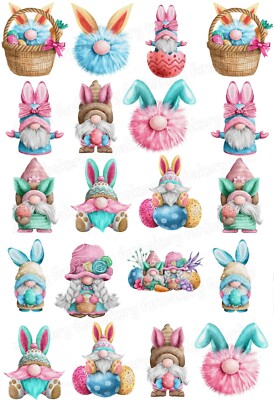 Ostern Wichtel Ei Tortenaufleger Party Deko essbar Geburtstag Aufsteller Geschenk