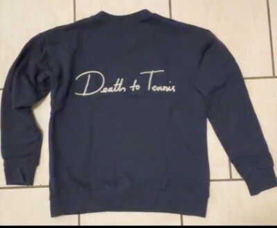 Death To Tennis Embroidered Logo Crewneck Sweatshirt | eBay