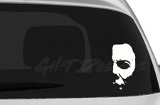 Michael Myers Face 1 Vinyl Decal Sticker, Halloween, Haddonfield, Size List 1