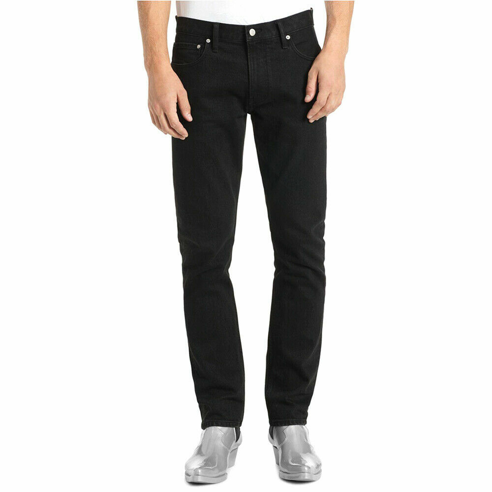 Мужские облегающие джинсы Calvin Klein Jeans с логотипом Стрейч CKJ026 30X32 средняя цена 98 9590₽