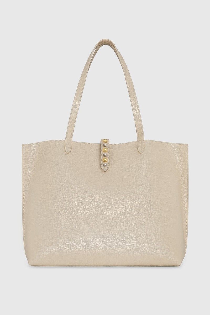 Rebecca Minkoff Multi Studded Megan Tote Sand Dune Large