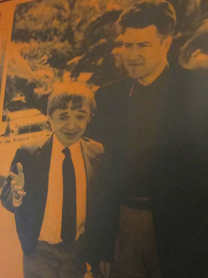 DAVID LYNCH Michael J Anderson PHOTO AP Newswire CANNES FILM FESTIVAL TWIN PEAKS
