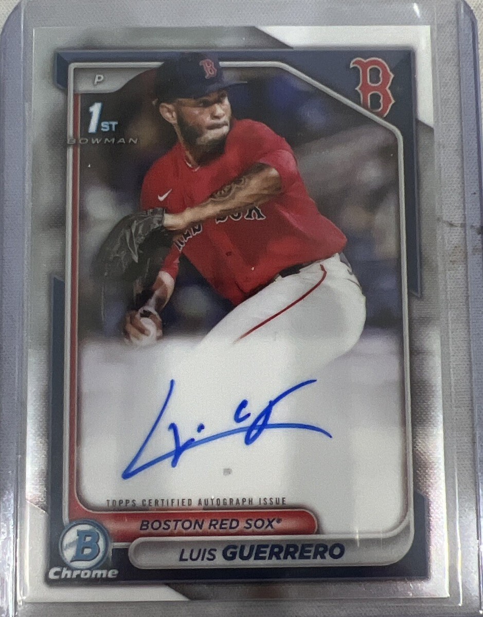 2024 Bowman Chrome Luis Guerrero 1st Bowman Auto | eBay